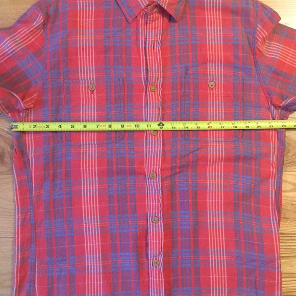 J Crew Men's Flannel Plaid Slim Fit Size Large Red Blue/Grey 100% Cotton - Picture 5 of 8
